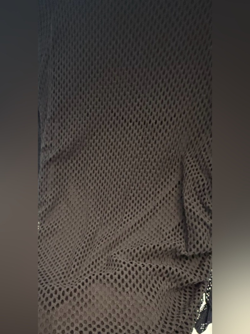 Bailey 44 Black Mesh Long Sleeve Crew Top - Picture 6 of 12